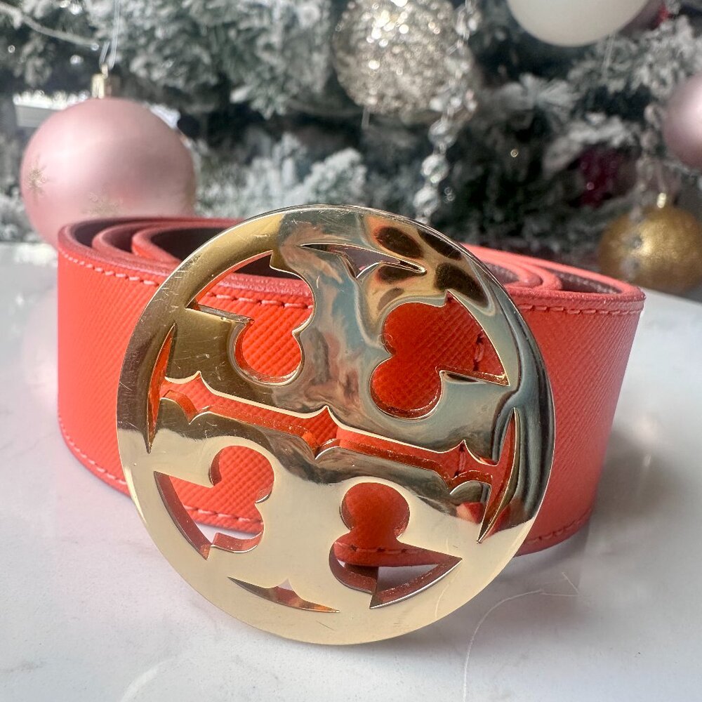 Tory Burch Logo Belt (XS, Authentic)